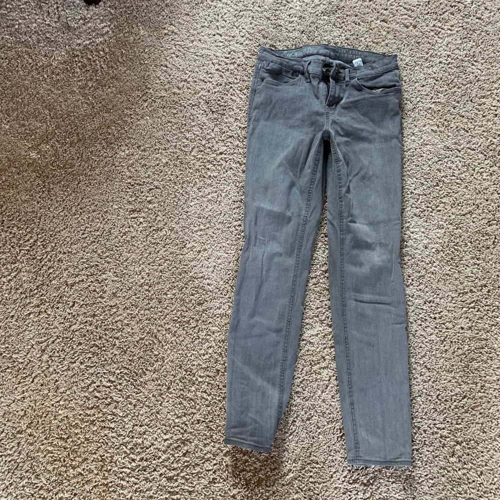 Madewell- Gray Skinny Skinny Ankle